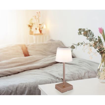 Globo - Dimbaar LED touch tafellampje LED/2W/5V 3000/4500/6500K 800 mAh beige
