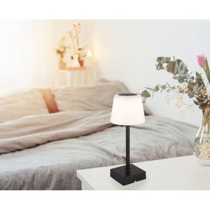 Globo - Dimbaar LED touch tafellampje LED/2W/5V 3000/4500/6500K 800 mAh zwart