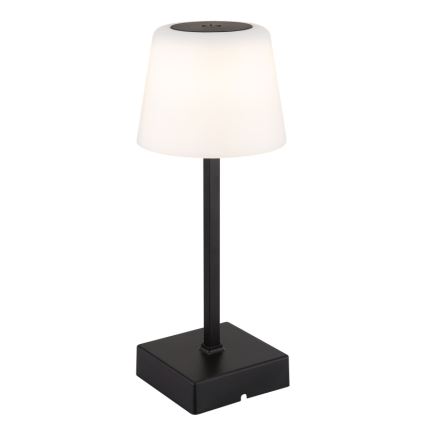 Globo - Dimbaar LED touch tafellampje LED/2W/5V 3000/4500/6500K 800 mAh zwart