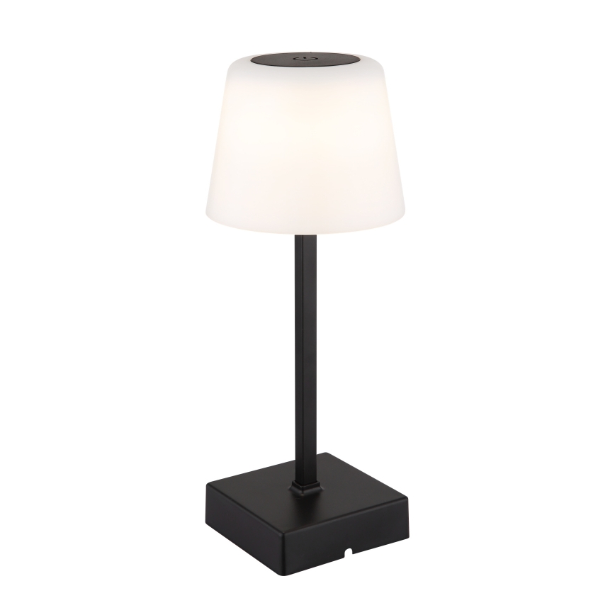Globo - Dimbaar LED touch tafellampje LED/2W/5V 3000/4500/6500K 800 mAh zwart