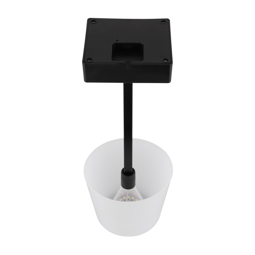 Globo - Dimbaar LED touch tafellampje LED/2W/5V 3000/4500/6500K 800 mAh zwart