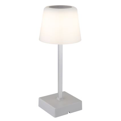 Globo - Dimbaar LED touch tafellampje LED/2W/5V 3000/4500/6500K 800 mAh zilver
