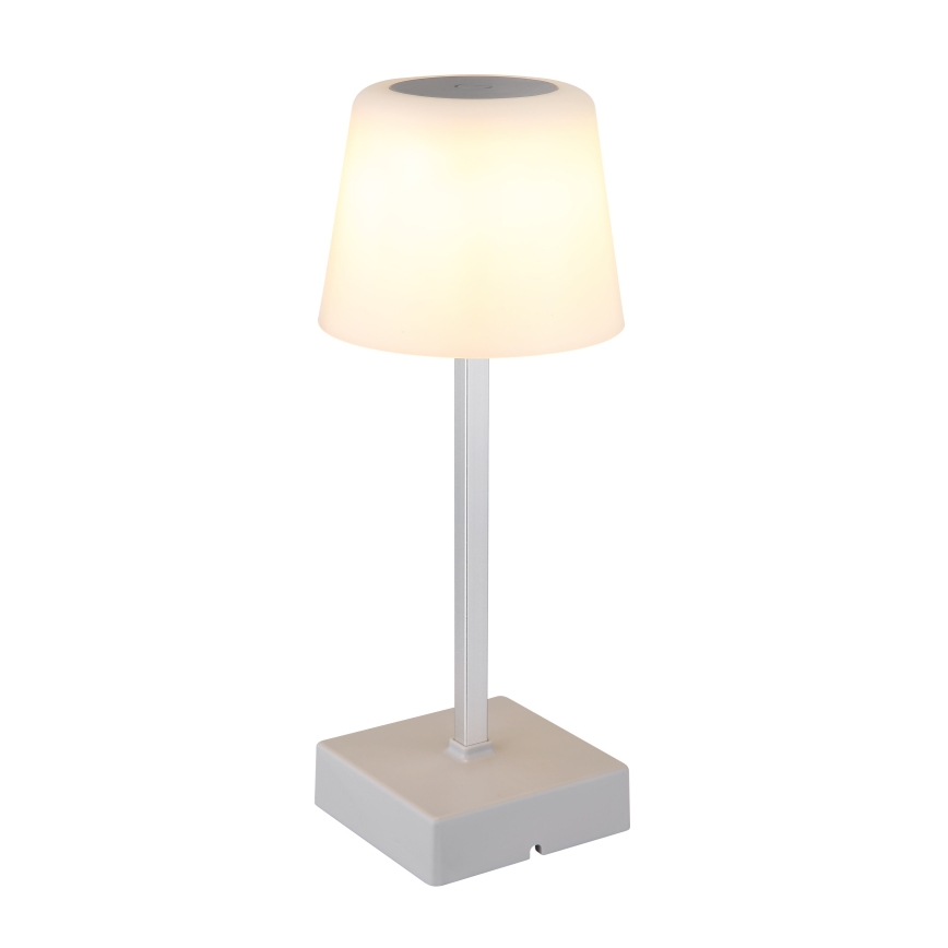 Globo - Dimbaar LED touch tafellampje LED/2W/5V 3000/4500/6500K 800 mAh zilver