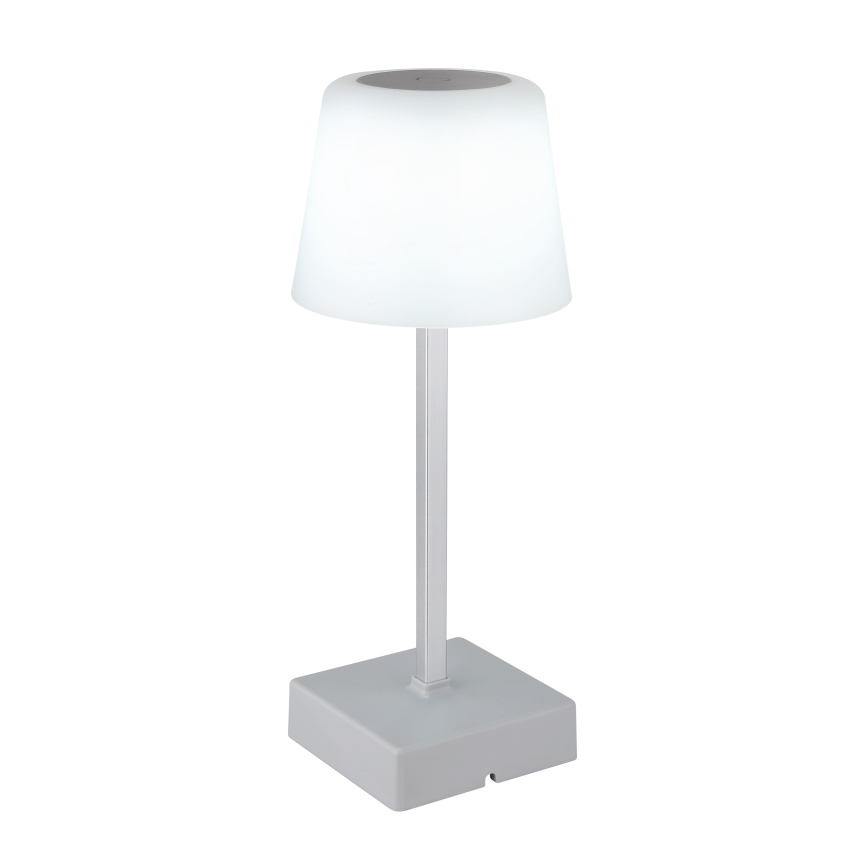 Globo - Dimbaar LED touch tafellampje LED/2W/5V 3000/4500/6500K 800 mAh zilver