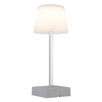 Globo - Dimbaar LED touch tafellampje LED/2W/5V 3000/4500/6500K 800 mAh zilver