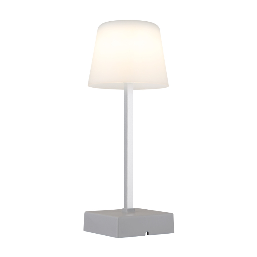 Globo - Dimbaar LED touch tafellampje LED/2W/5V 3000/4500/6500K 800 mAh zilver