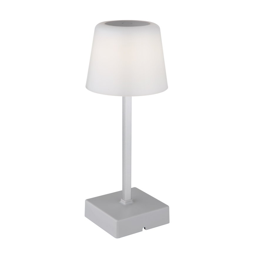Globo - Dimbaar LED touch tafellampje LED/2W/5V 3000/4500/6500K 800 mAh zilver