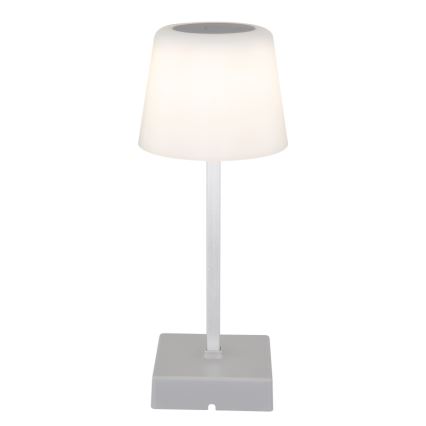 Globo - Dimbaar LED touch tafellampje LED/2W/5V 3000/4500/6500K 800 mAh zilver