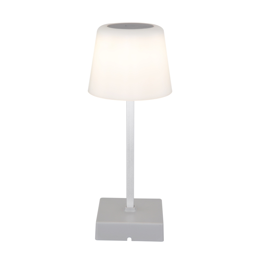 Globo - Dimbaar LED touch tafellampje LED/2W/5V 3000/4500/6500K 800 mAh zilver
