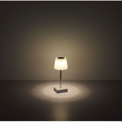 Globo - Dimbaar LED touch tafellampje LED/2W/5V 3000/4500/6500K 800 mAh wit