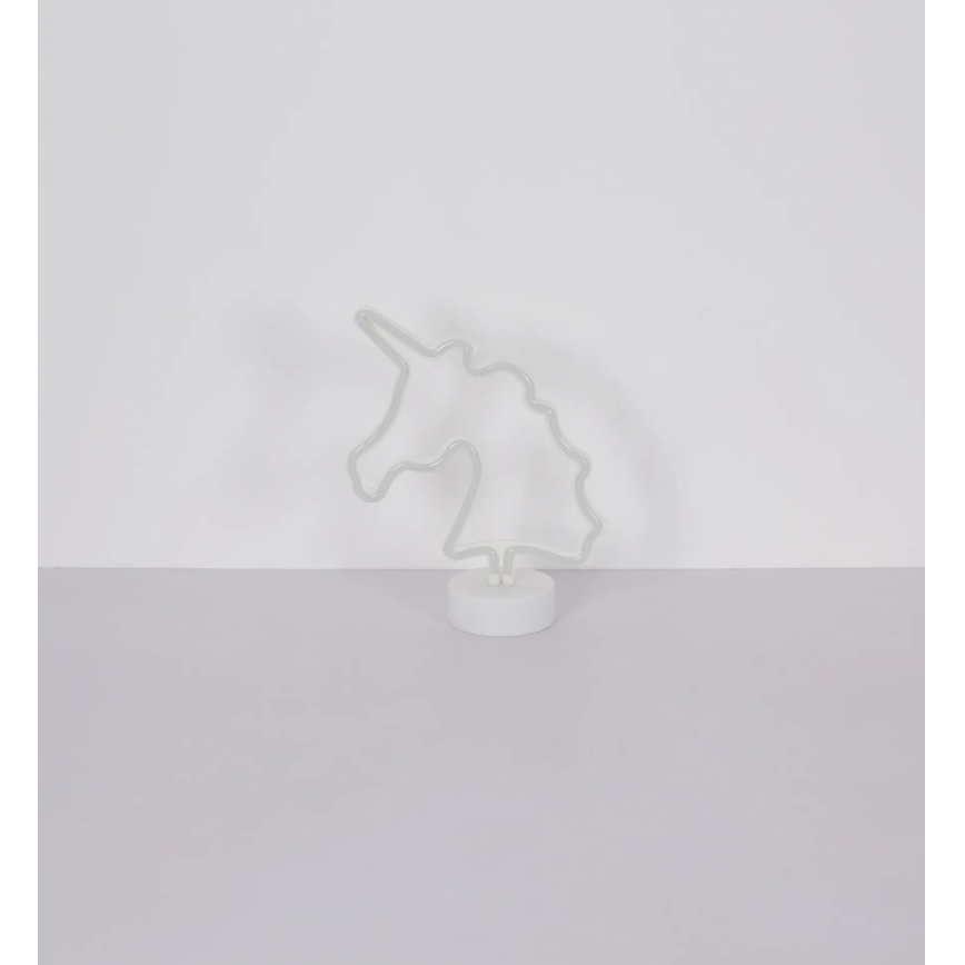 Globo - LED Neon tafel decoratie LED/2W/3xAA eenhoorn