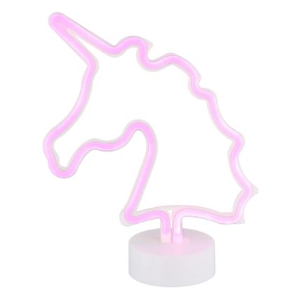 Globo - LED Neon tafel decoratie LED/2W/3xAA eenhoorn