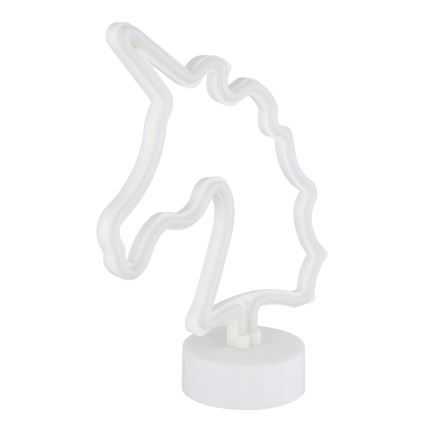 Globo - LED Neon tafel decoratie LED/2W/3xAA eenhoorn