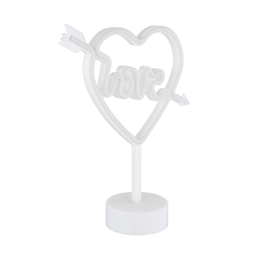 Globo - LED Neon tafeldecoratie LED/2W/3xAA hart