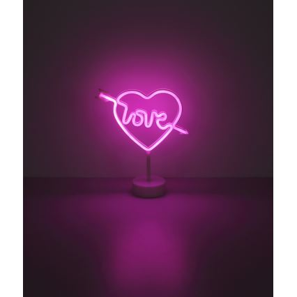 Globo - LED Neon tafeldecoratie LED/2W/3xAA hart