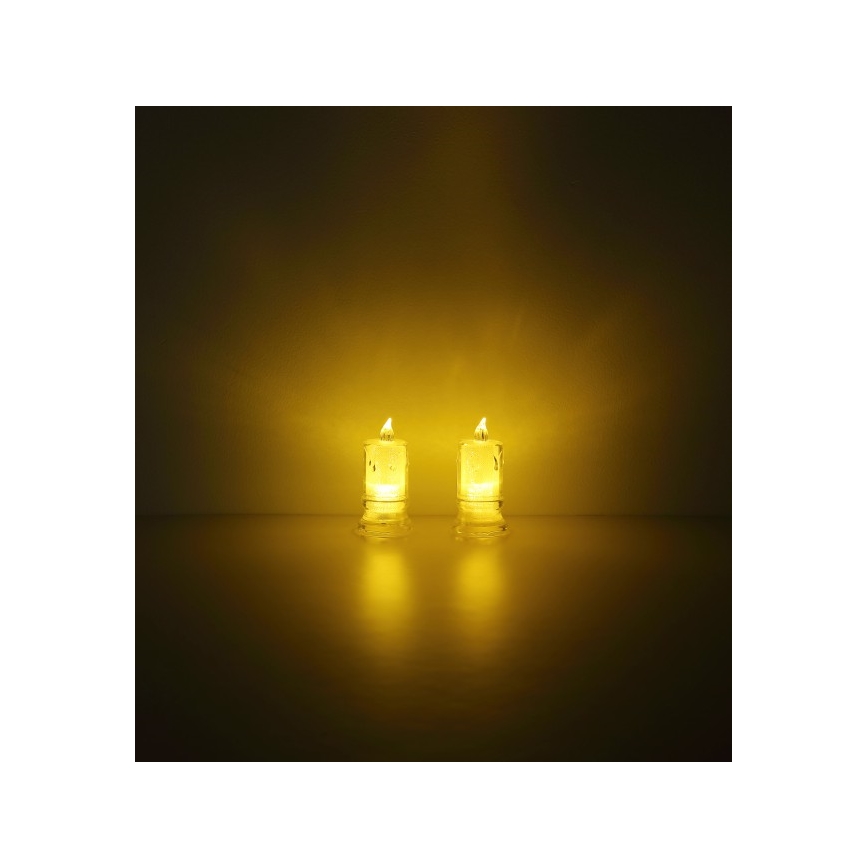 Globo - SET 2x LED-kaars LED/0,25W/3xLR1130