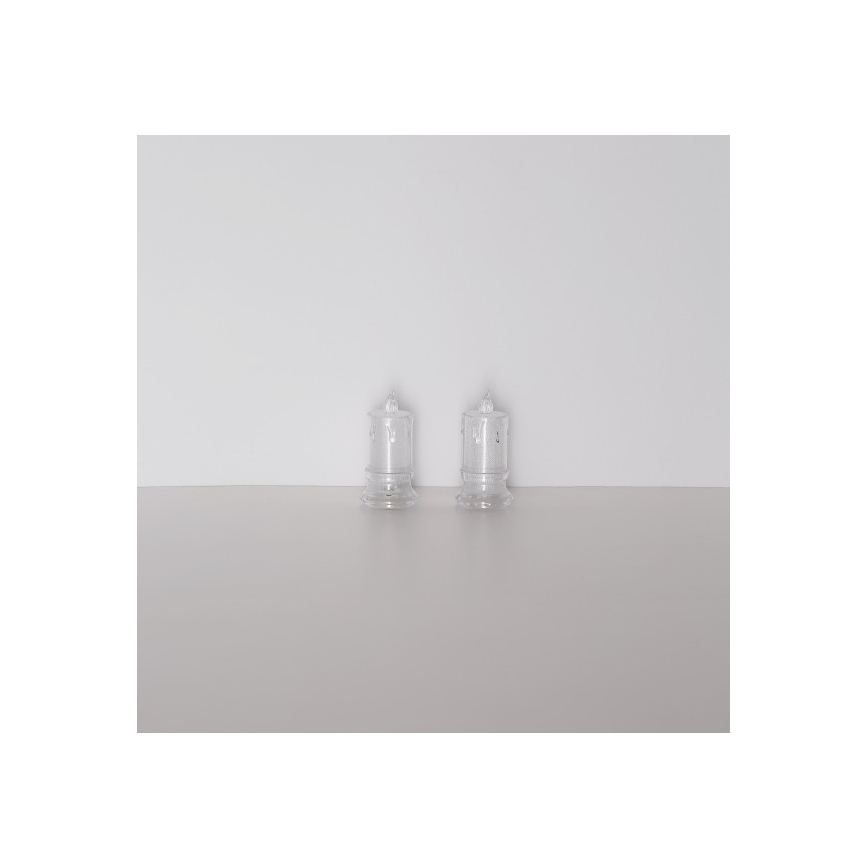 Globo - SET 2x LED-kaars LED/0,25W/3xLR1130
