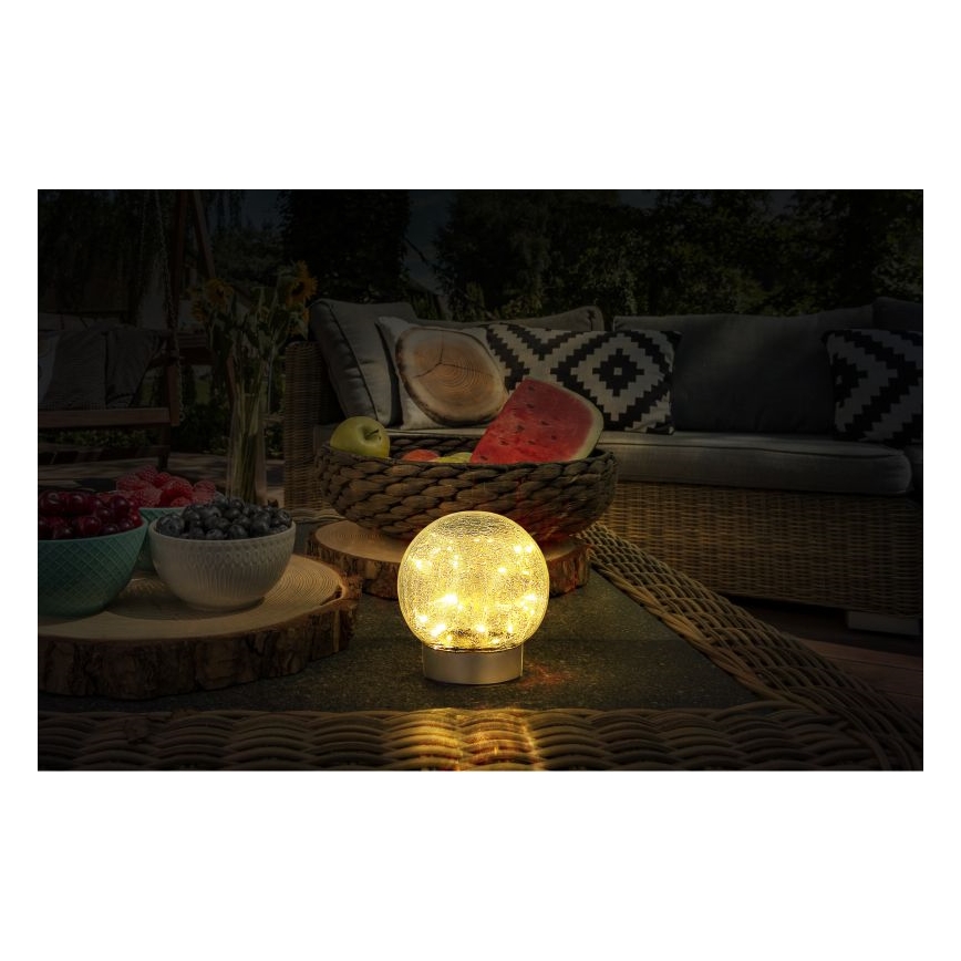Globo - LED Decoratief oplaadbaar tafellamp 25xLED/0,06W/5V 600 mAh IP44