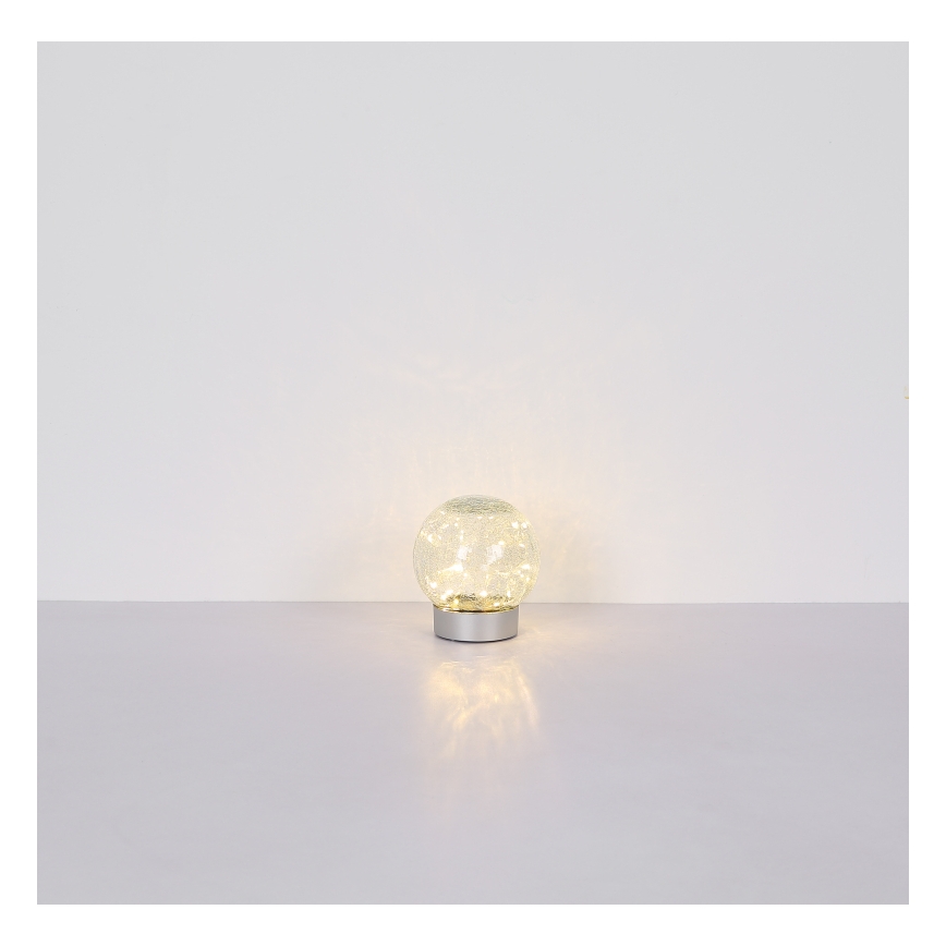 Globo - LED Decoratief oplaadbaar tafellamp 25xLED/0,06W/5V 600 mAh IP44