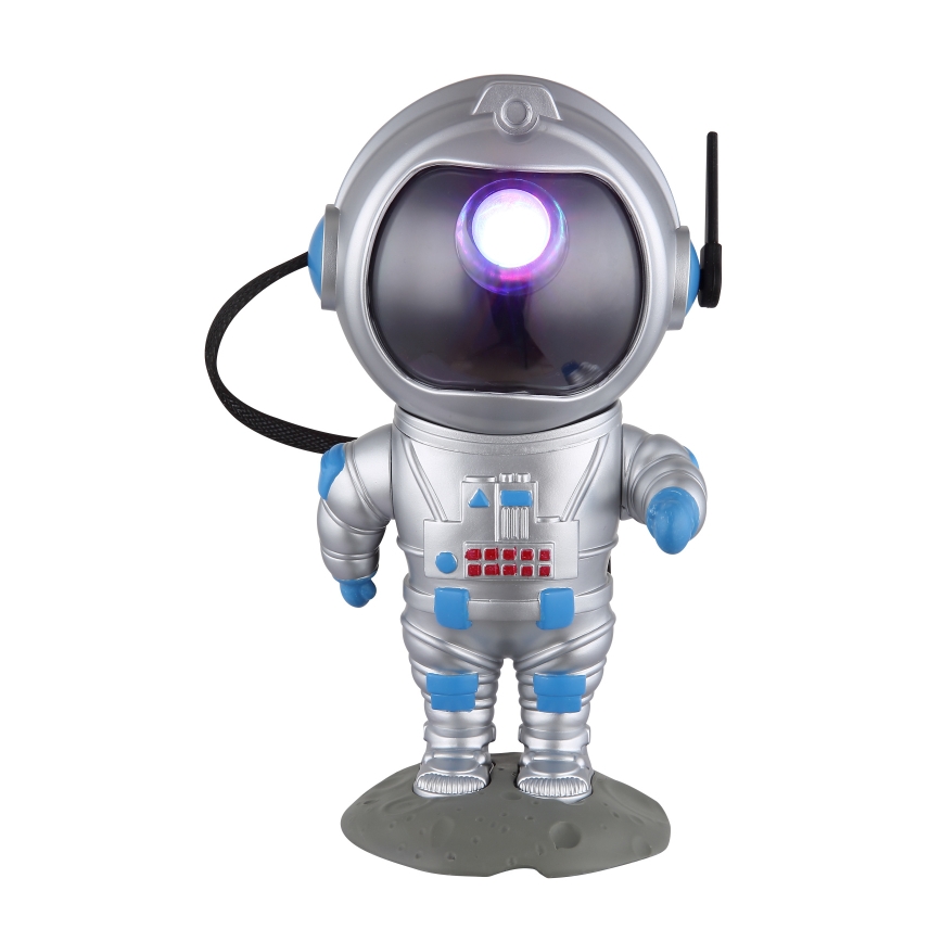 Globo - LED RGB Tafellamp LED/4,5W/5V astronaut zilver