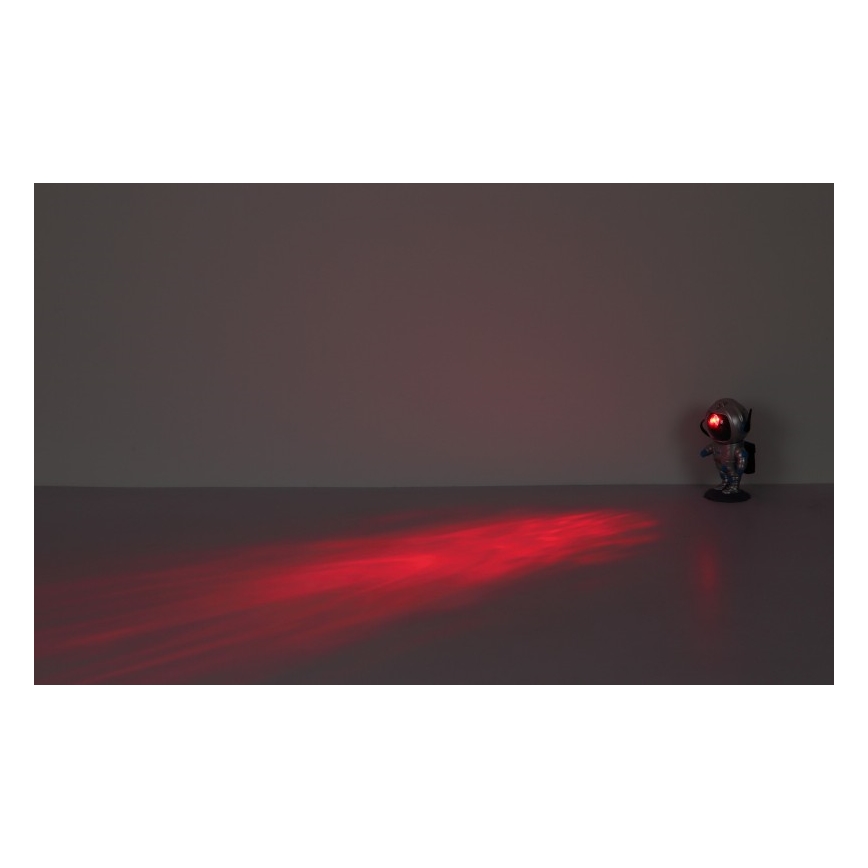 Globo - LED RGB Tafellamp LED/4,5W/5V astronaut zilver
