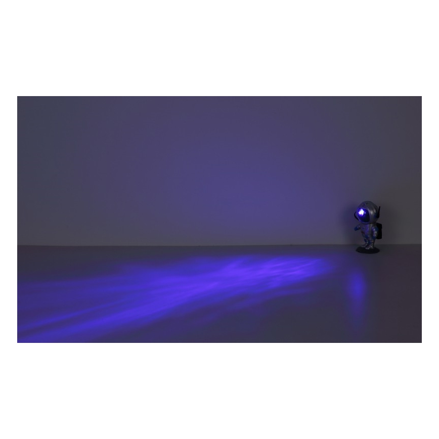 Globo - LED RGB Tafellamp LED/4,5W/5V astronaut zilver