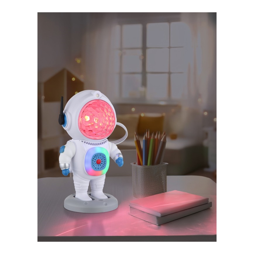 Globo - LED RGB Tafellamp LED/6W/5V astronaut wit