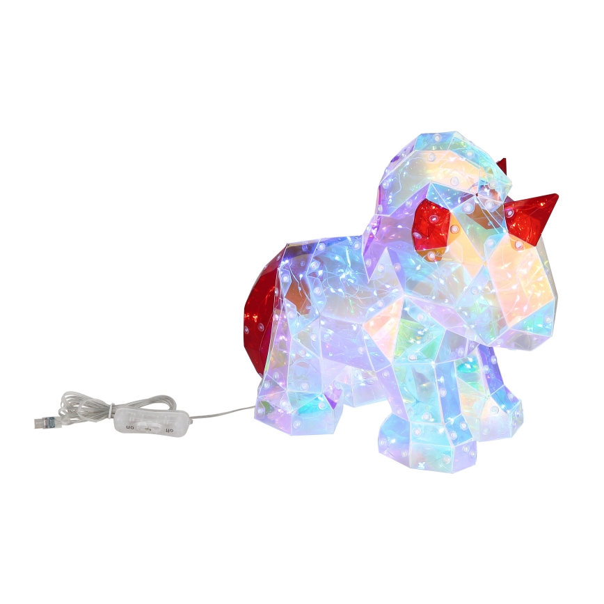 Globo - LED Tafeldecoratie LED/3W/5V USB eenhoorn