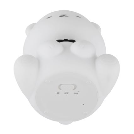 Globo - LED RGBW dimbaar oplaadbaar nachtlampje voor kinderen LED/1W/5V 1200 mAh beer