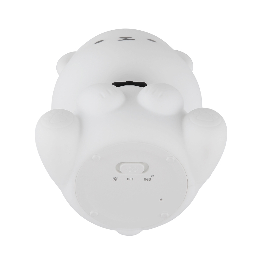 Globo - LED RGBW dimbaar oplaadbaar nachtlampje voor kinderen LED/1W/5V 1200 mAh beer