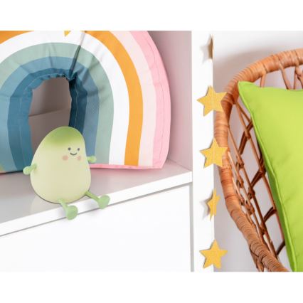 Globo - RGBW LED dimbaar oplaadbaar nachtlampje voor kinderen, LED/2W/5V, 1200 mAh, mango