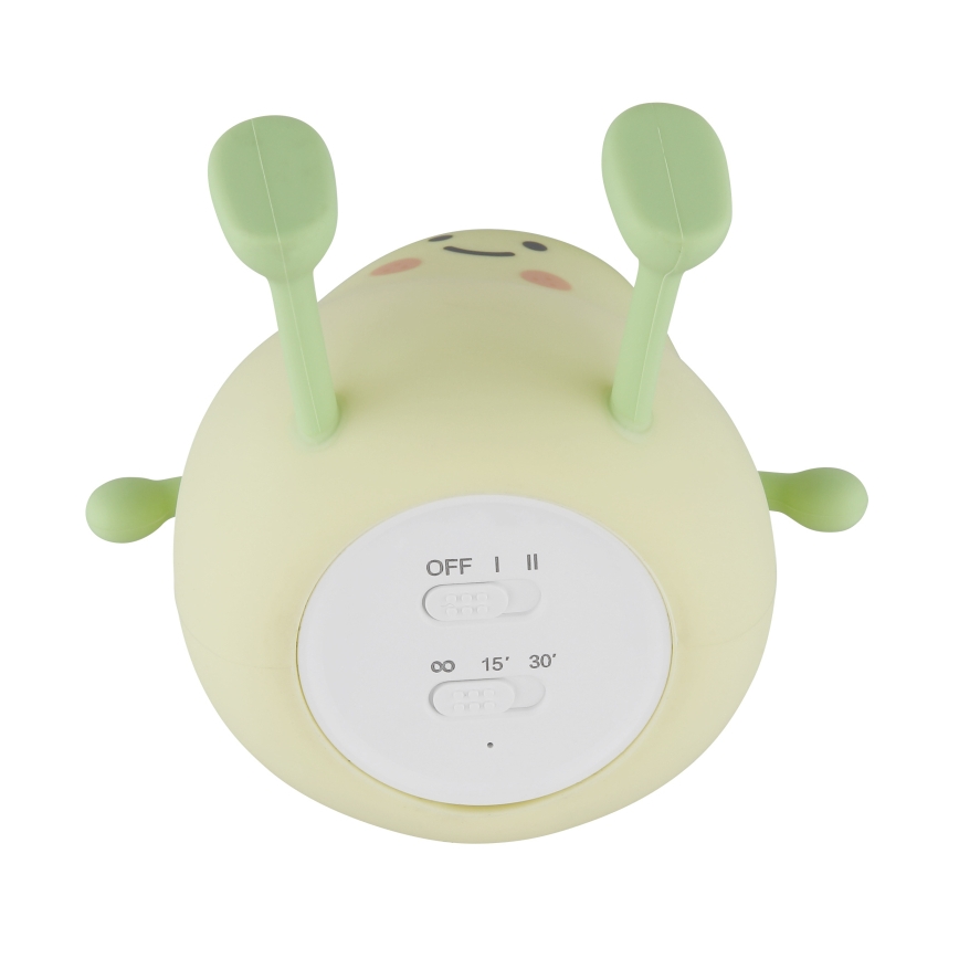 Globo - RGBW LED dimbaar oplaadbaar nachtlampje voor kinderen, LED/2W/5V, 1200 mAh, mango