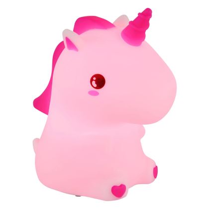 Globo - LED RGBW Dimbaar oplaadbaar nachtlampje voor kinderen LED/1,5W/5V 1200 mAh eenhoorn