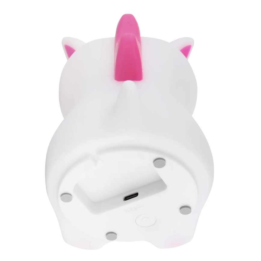 Globo - LED RGBW Dimbaar oplaadbaar nachtlampje voor kinderen LED/1,5W/5V 1200 mAh eenhoorn