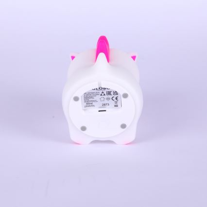 Globo - LED RGBW Dimbaar oplaadbaar nachtlampje voor kinderen LED/1,5W/5V 1200 mAh eenhoorn