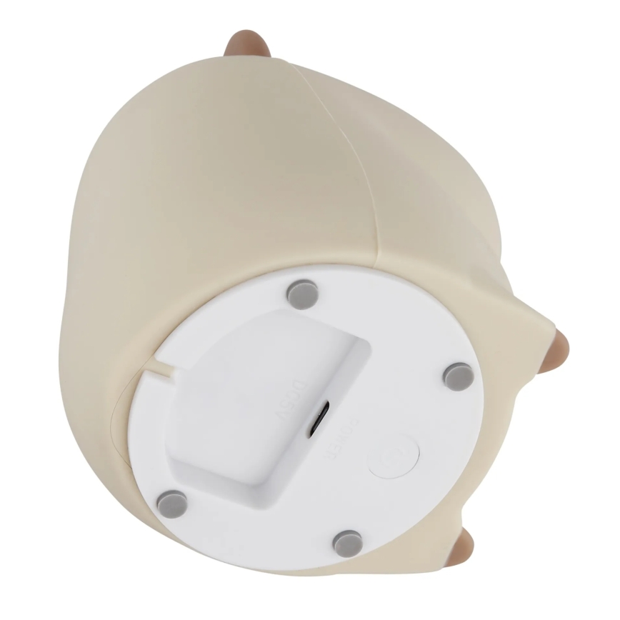 Globo - LED RGBW dimbaar, oplaadbaar nachtlampje voor kinderen LED/1,5W/5V 1200 mAh capibara