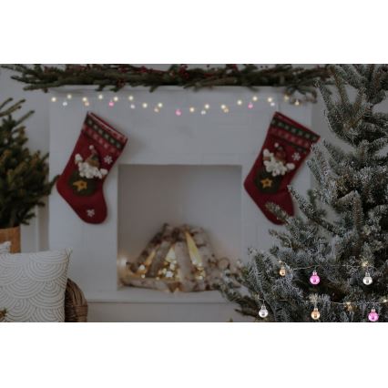Globo - LED kerstverlichting 20xLED/2xAA 2,2m warm wit