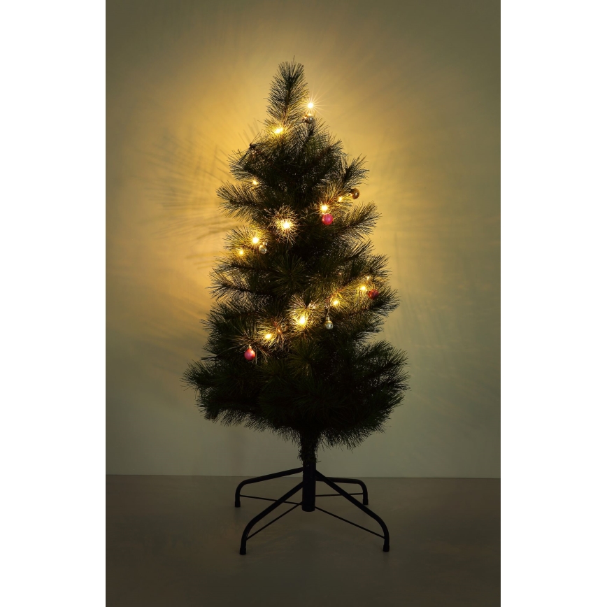 Globo - LED-lichtsnoer 20xLED/2xAA 2,2 m warm wit