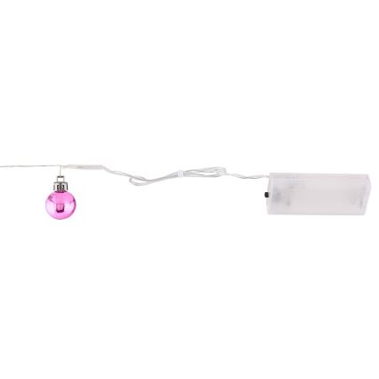 Globo - LED-lichtsnoer 20xLED/2xAA 2,2 m warm wit