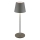 Globo - 3-in-1 dimbare LED aanraakgevoelige oplaadbare buitentafellamp 3W/5V 3000/4000/5000K IP54 1800 mAh grijs