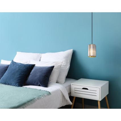 Globo - Hanglamp aan een koord 1xE27/60W/230V diameter 13,5 cm