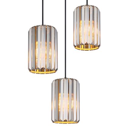 Globo - Hanglamp aan een koord 3xE27/60W/230V diameter 35 cm