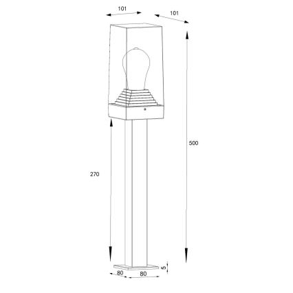 Globo - Buitenlamp 1xE27/40W/230V IP44