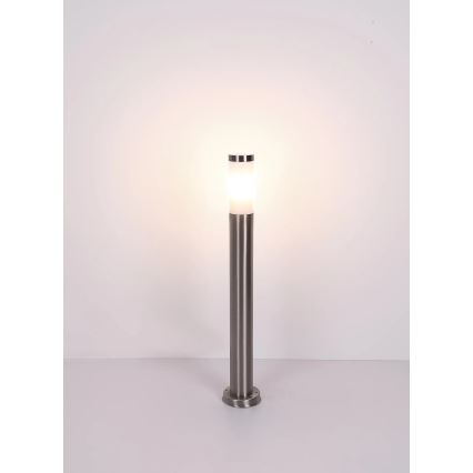 Globo - Buitenlamp 1xE27/23W/230V IP44 80 cm glanzend chroom