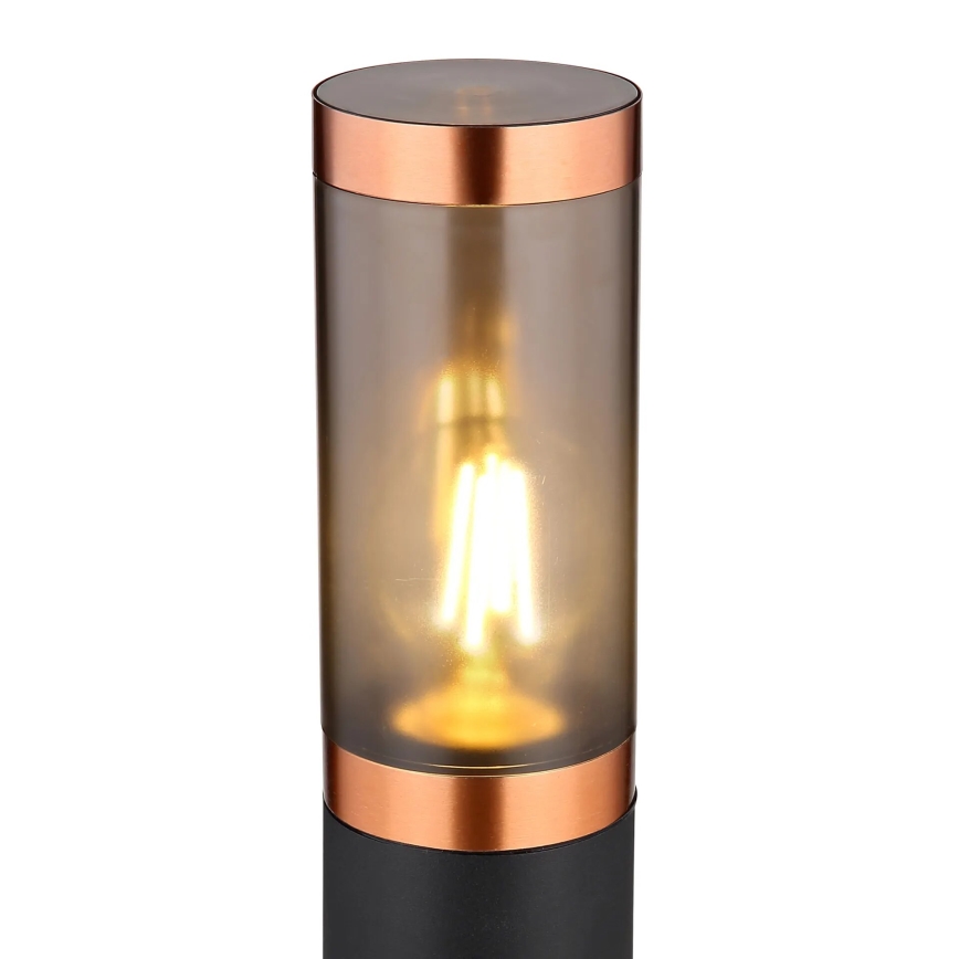 Globo - Buitenlamp 1xE27/23W/230V IP44 80 cm zwart/koper