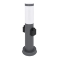 Globo 3158AK - Buitenlamp met 2 stopcontacten BOSTON 1xE27/23W/230V IP44