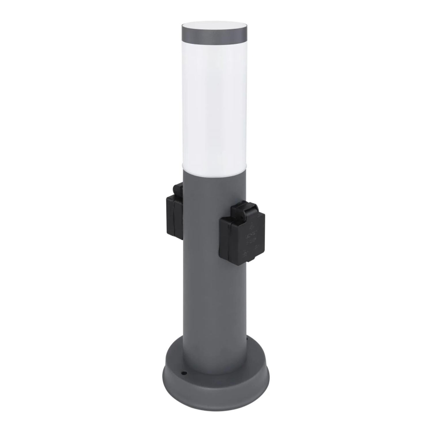 Globo 3158AK - Buitenlamp met 2 stopcontacten BOSTON 1xE27/23W/230V IP44