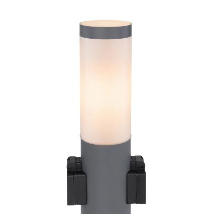 Globo 3158AK - Buitenlamp met 2 stopcontacten BOSTON 1xE27/23W/230V IP44