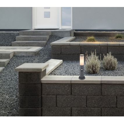 Globo - Buitenlamp met sensor 1xE27/15W/230V 45 cm IP44