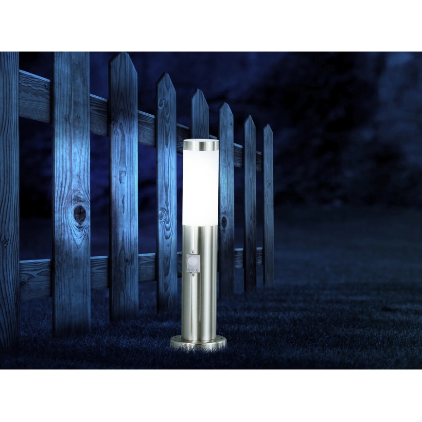 Globo - LED-buitenlamp met sensor 1xE27/8,8W/230V IP44
